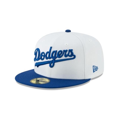Los Angeles Dodgers Gorra | New Era MLB Cooperstown Logo Pack 59fifty Fitted Cap Mexico - Blancos
